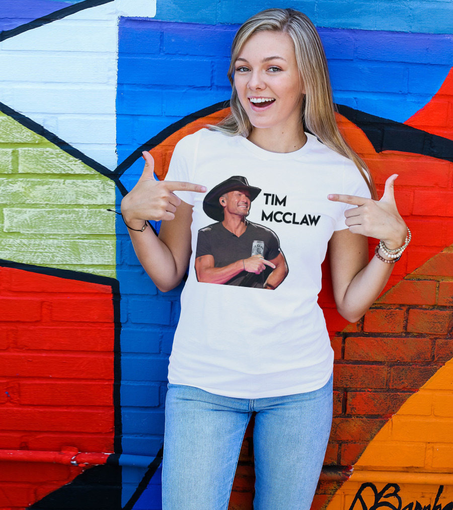 Tim McClaw White Claw Can Cowboy Hat T-Shirt