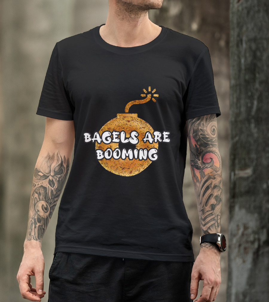 Bagels Are Booming With Donuts Bagel Explosion T-Shirt