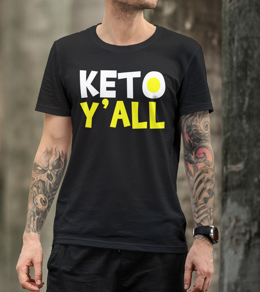 Keto Y'all Ketogenic Diet Bodybuilding T-Shirt