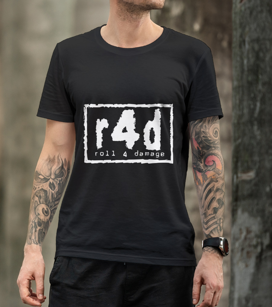 NWO R4D Roll 4 Damage Dnd RPG Roleplay T-Shirt