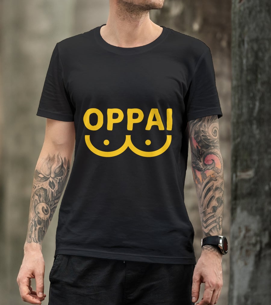 Oppai Saitama One Punch Man Anime Fandom T-Shirt