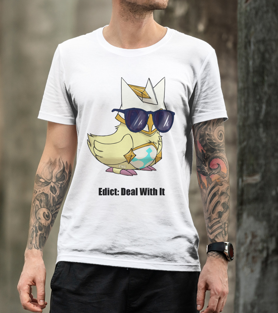 Edict Deal With It Bird Pope Wisdom T-Shirt