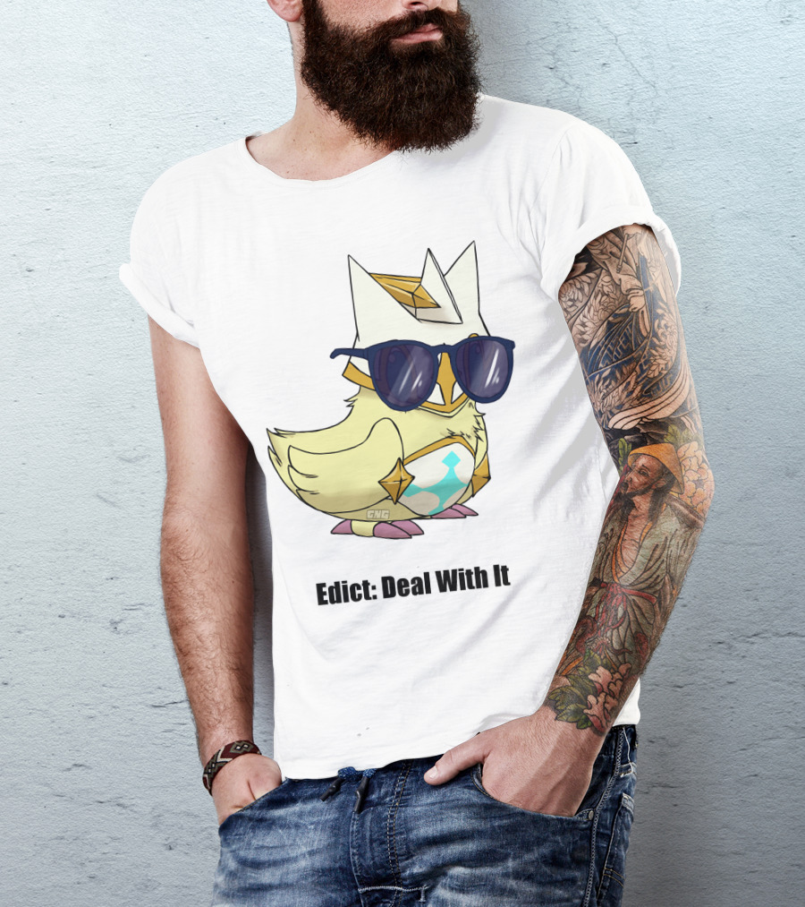 Edict Deal With It Bird Pope Wisdom T-Shirt