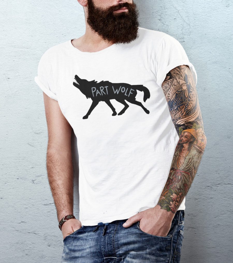 PART WOLF Howling Wolf T-Shirt