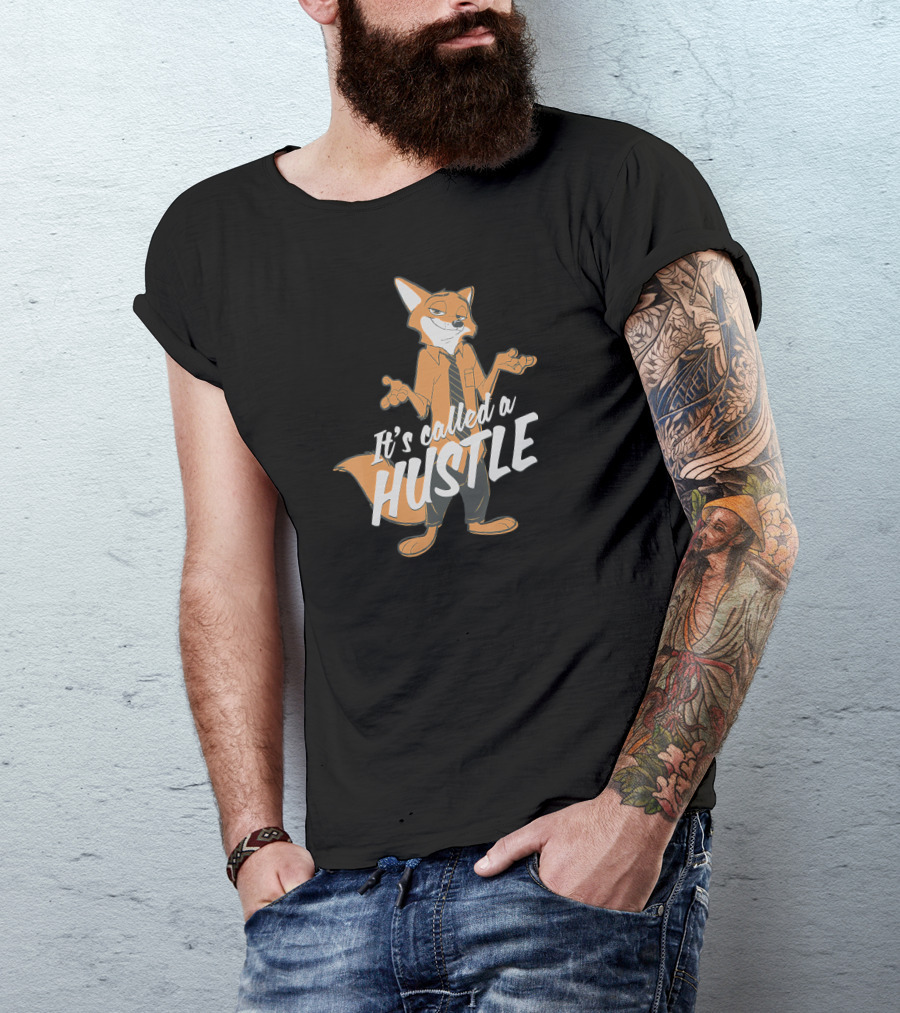 Disney Zootopia Nick Wilde It's Called A Hustle T-Shirt