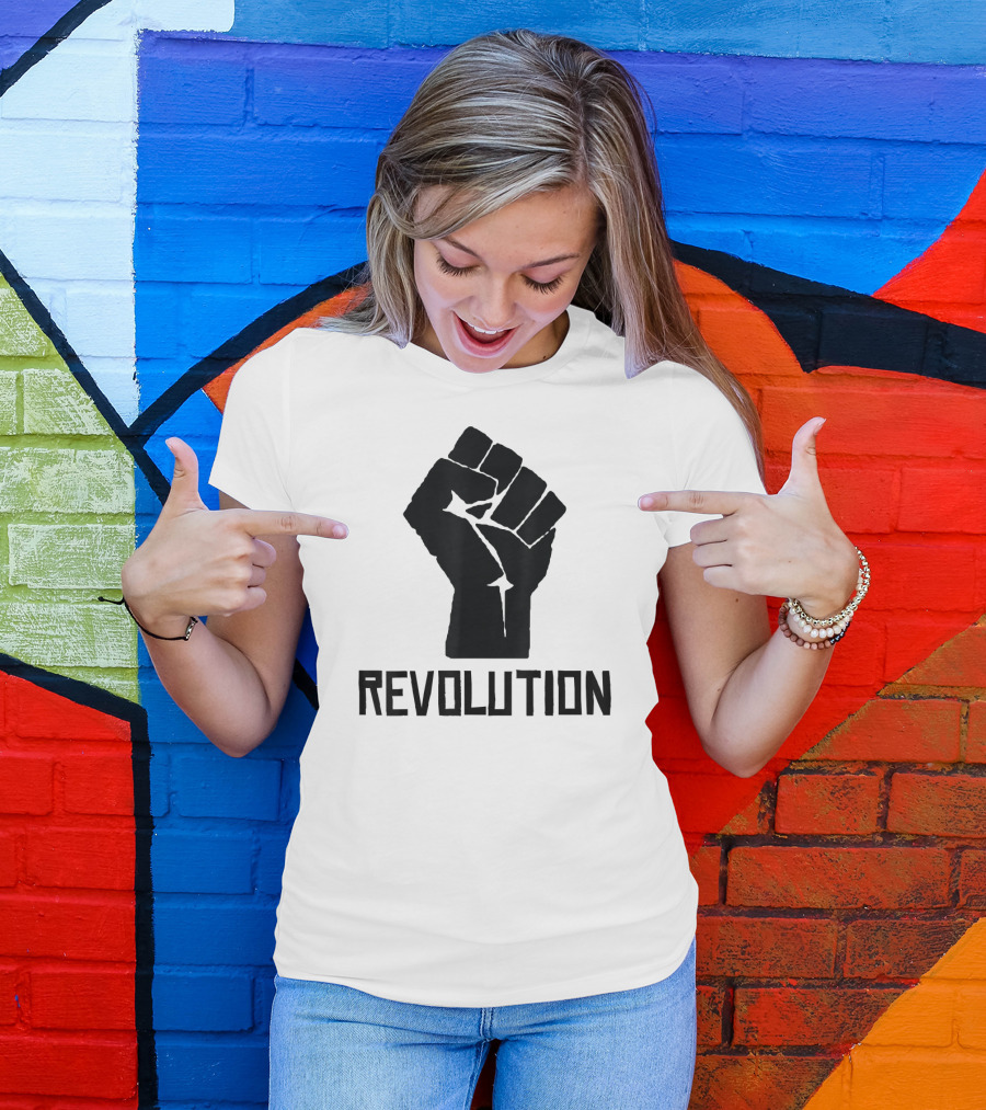 African Black Pride Political Revolution Fist T-Shirt