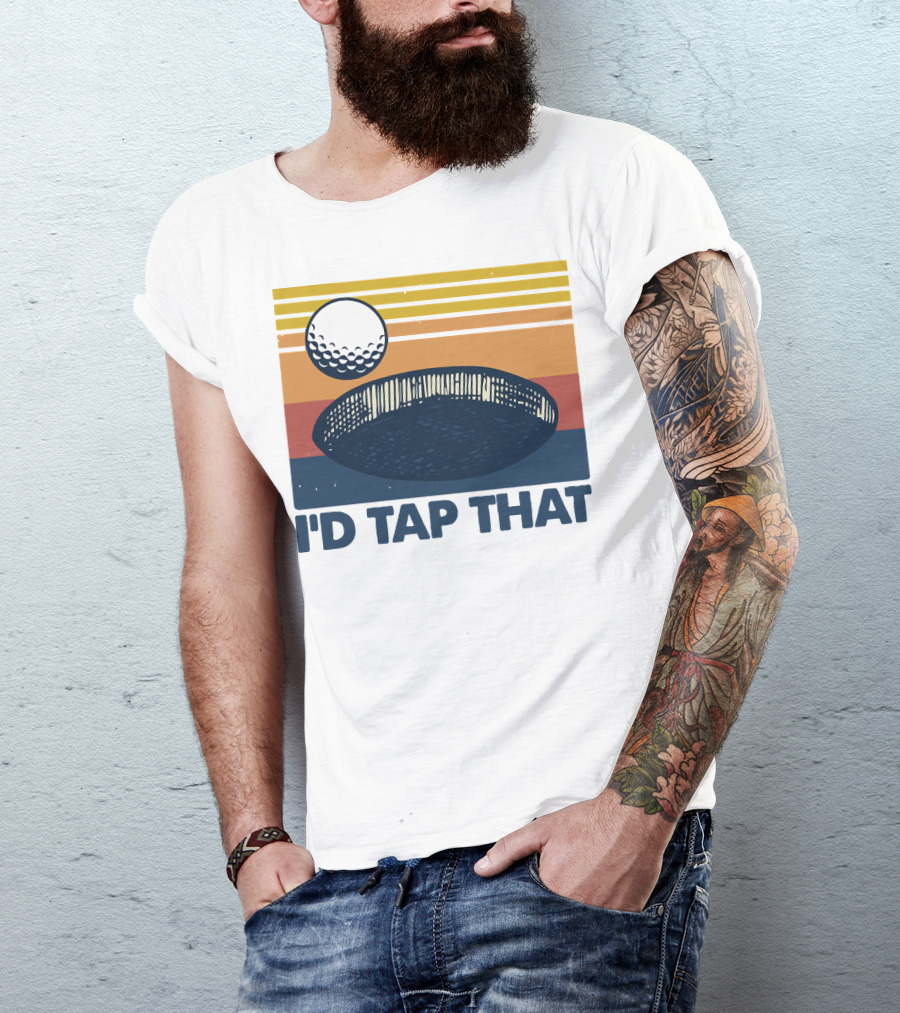 I'd Tap That Golf Ball Vintage T-Shirt