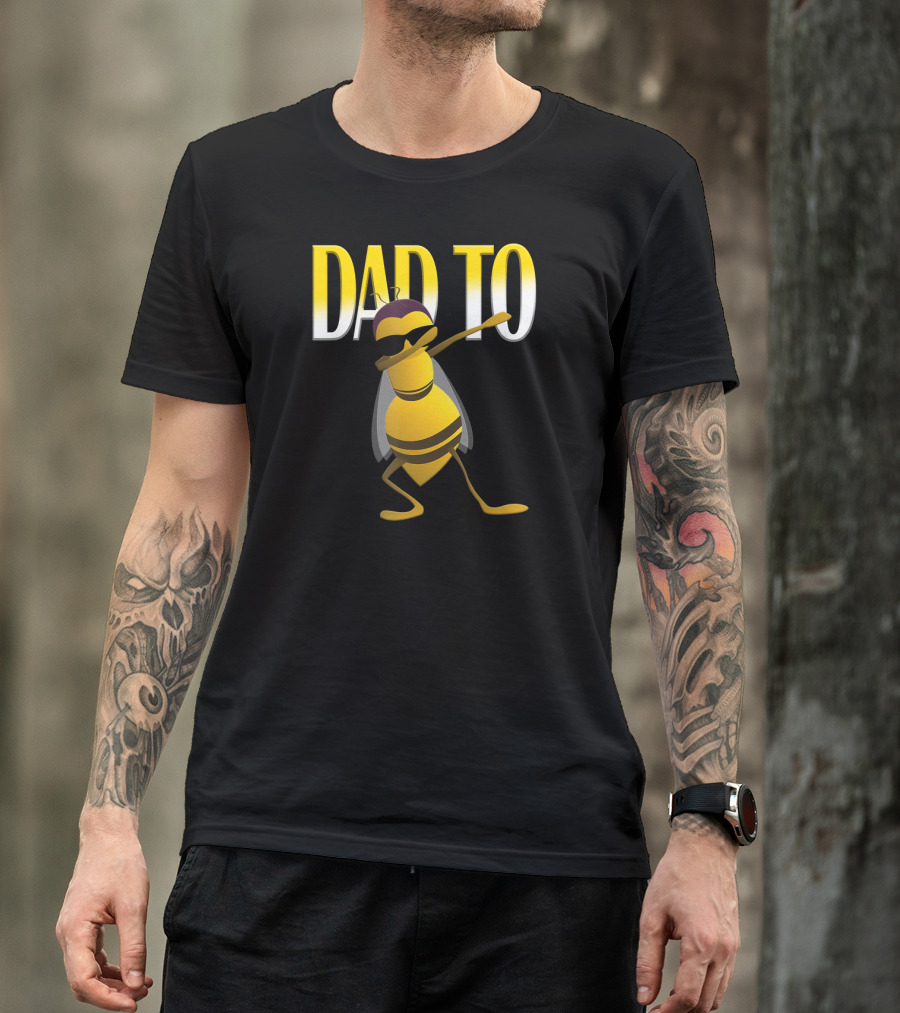 Dad To Be Dabbing Bee T-Shirt
