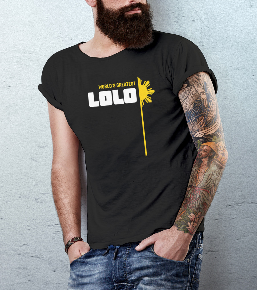 World's Greatest Lolo Filipino Grandpa Sun T-Shirt