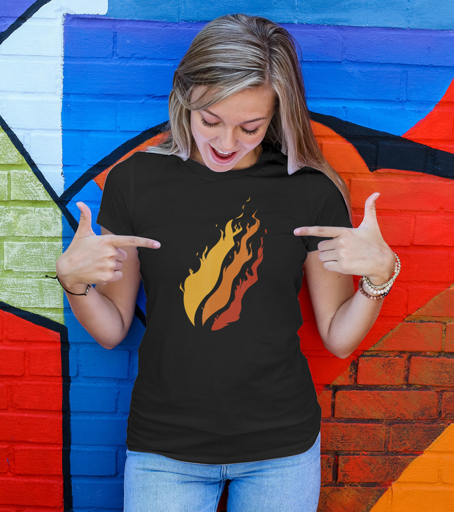 Vintage Fire Nation Flame Gamers T-Shirt
