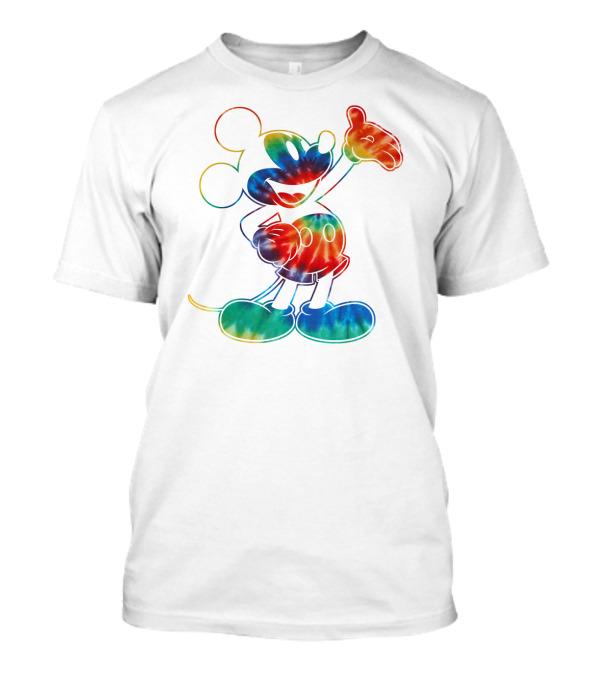 Disney Mickey Mouse Tie Dye Rainbow T-Shirt