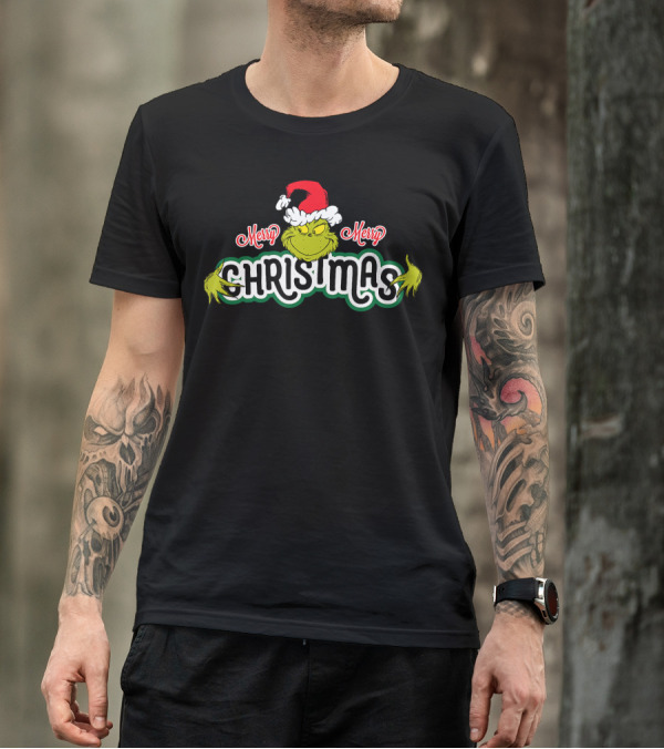 Merry Merry Grinch Christmas T-Shirt