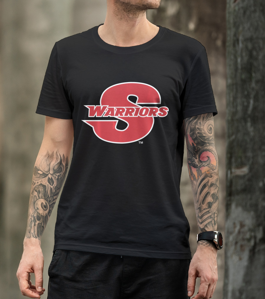 NCAA Cal State University Stanislaus Warriors Logo S T-Shirt