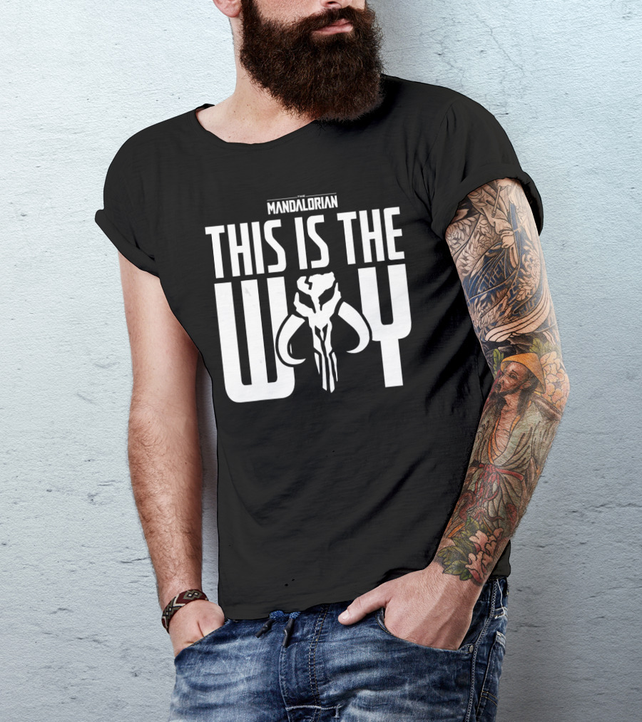 Star Wars The Mandalorian This Is The Way Mythosaur Emblem T-Shirt