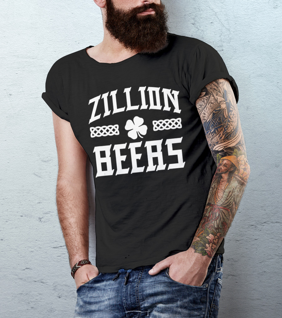 Zillion Beers St Patrick's Day Clover Celtic Knot T-Shirt
