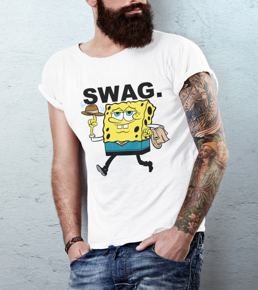 SpongeBob SquarePants Swag Fedora T-Shirt