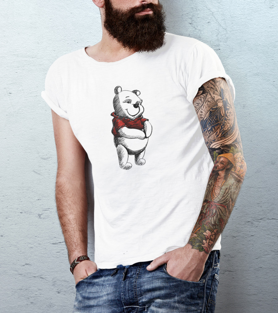 Winnie The Pooh Disney Sketch Character T-Shirt