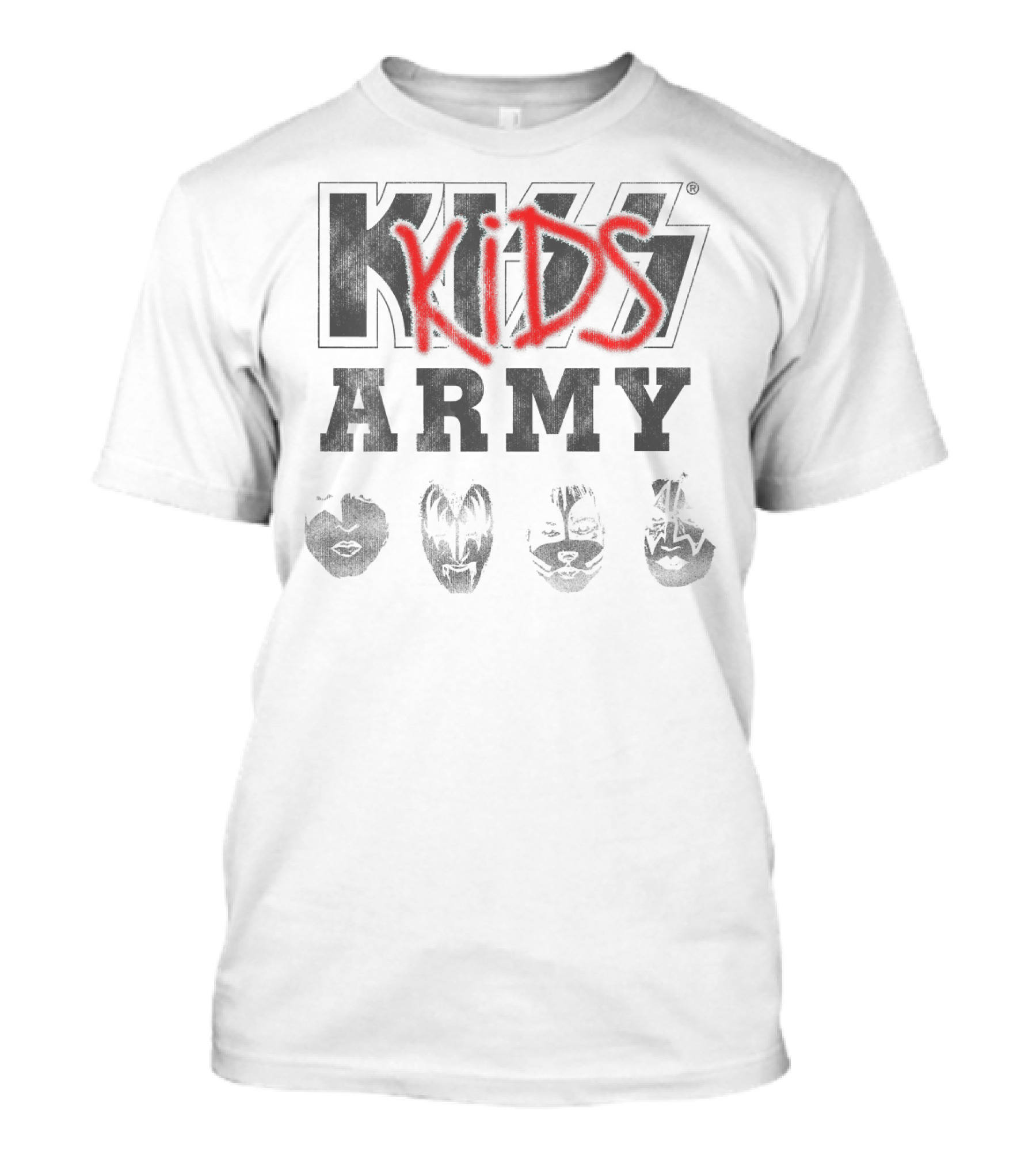 KISS Kids Army Faces T-Shirt