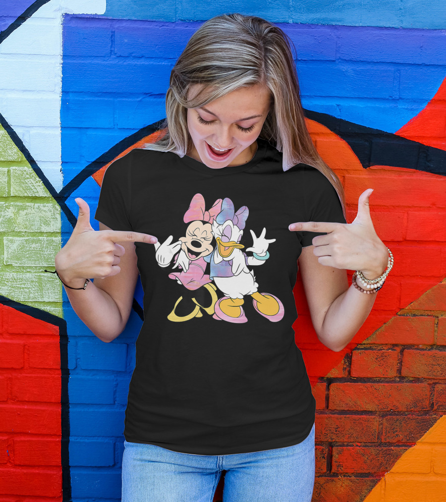 Disney Minnie Mouse And Daisy Duck Pastel Best Friends T-Shirt