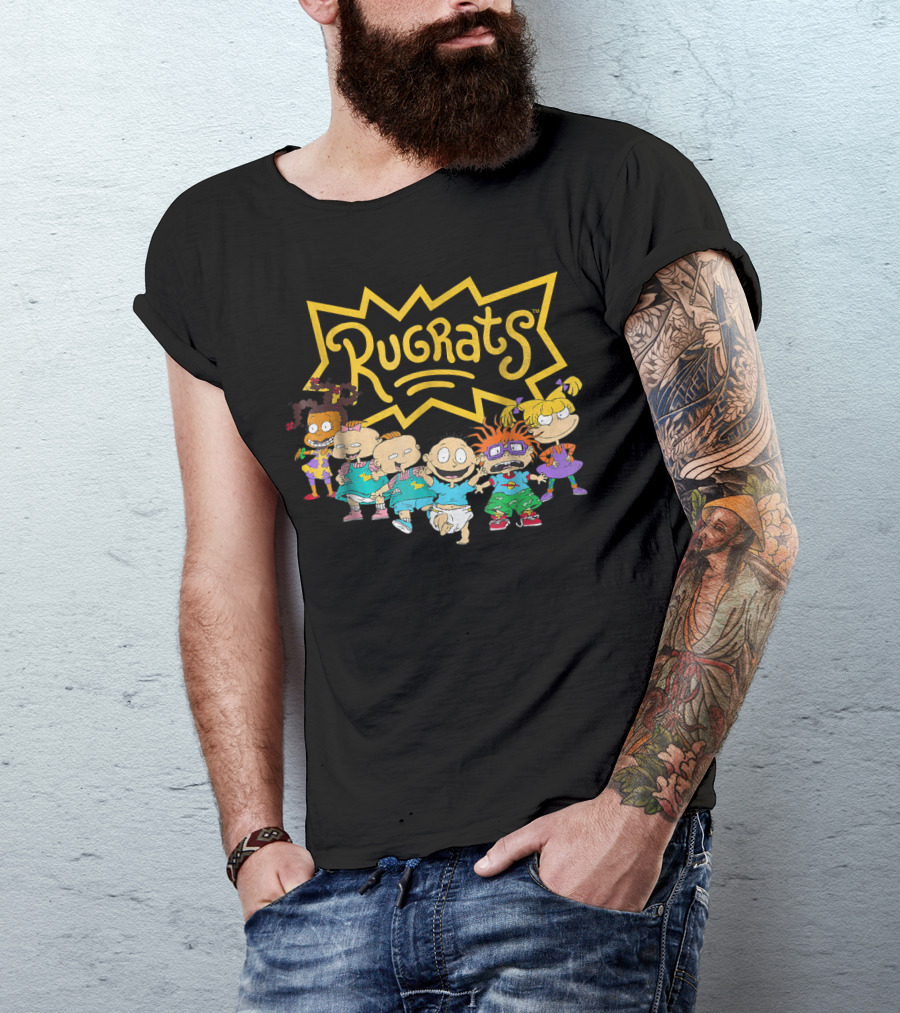 Rugrats Nickelodeon Character Lineup Group Image T-Shirt