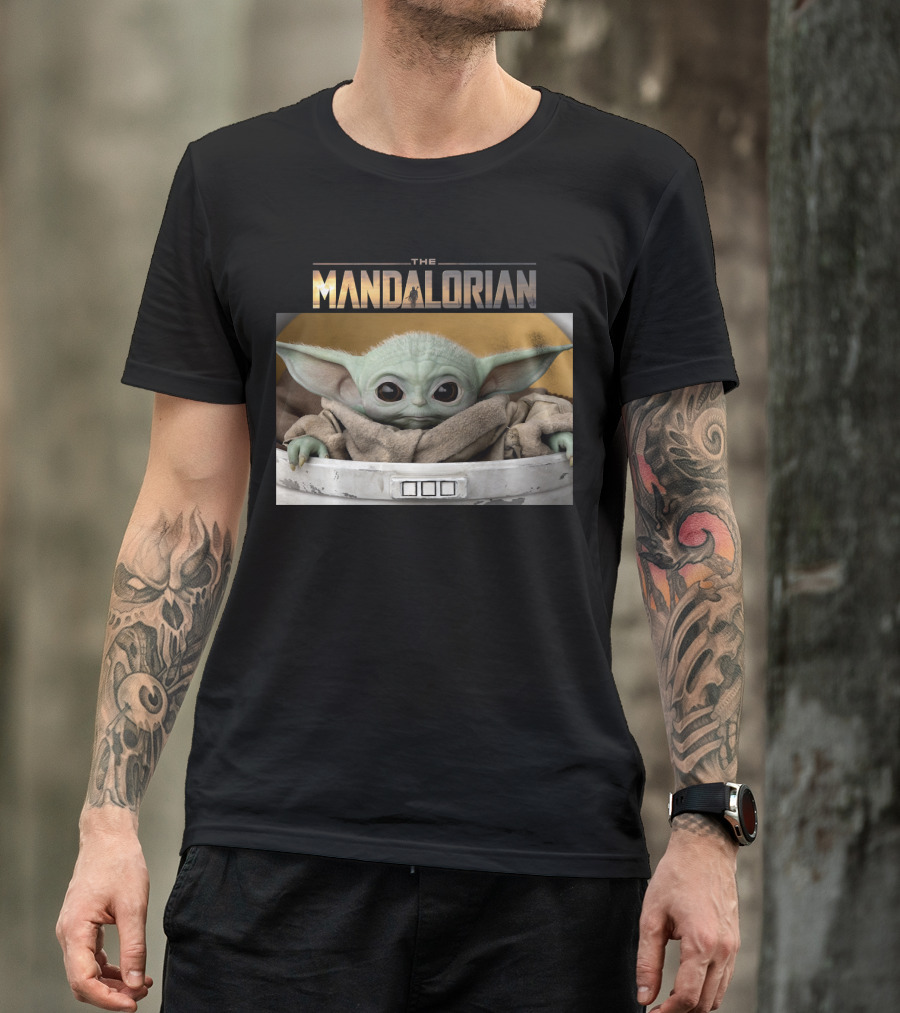 The Mandalorian The Child Baby Yoda In Pod T-Shirt