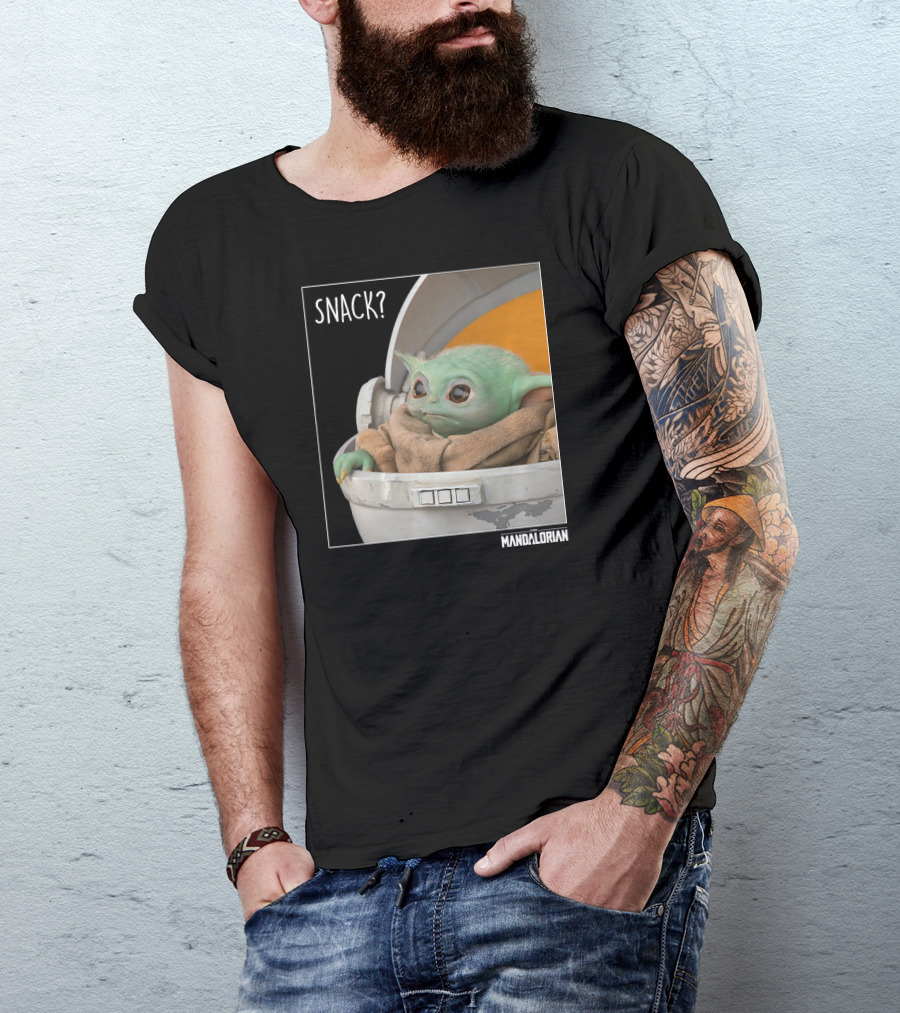 Star Wars The Mandalorian Snack Time The Child In Pod T-Shirt