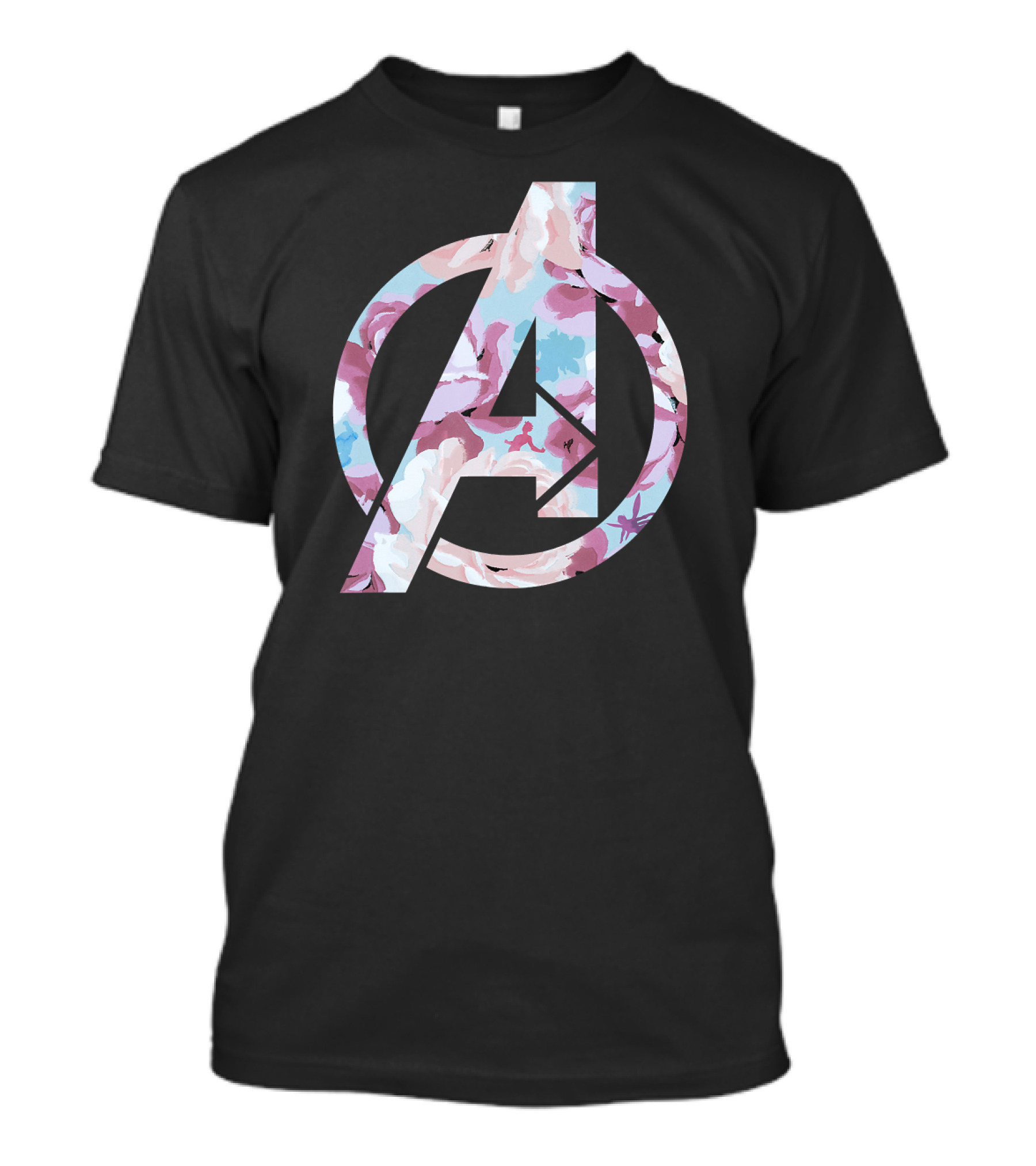 Marvel Avengers Floral Super Hero T-Shirt
