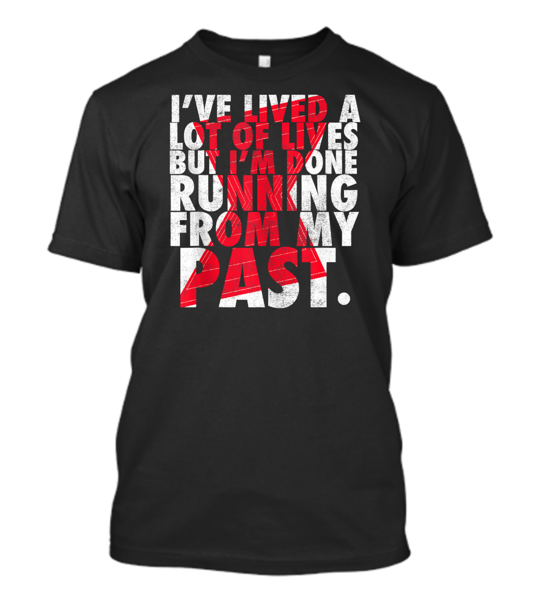 Marvel Black Widow I've Lived A Lot Of Lives But I'm Done Running From My Past T-Shirt