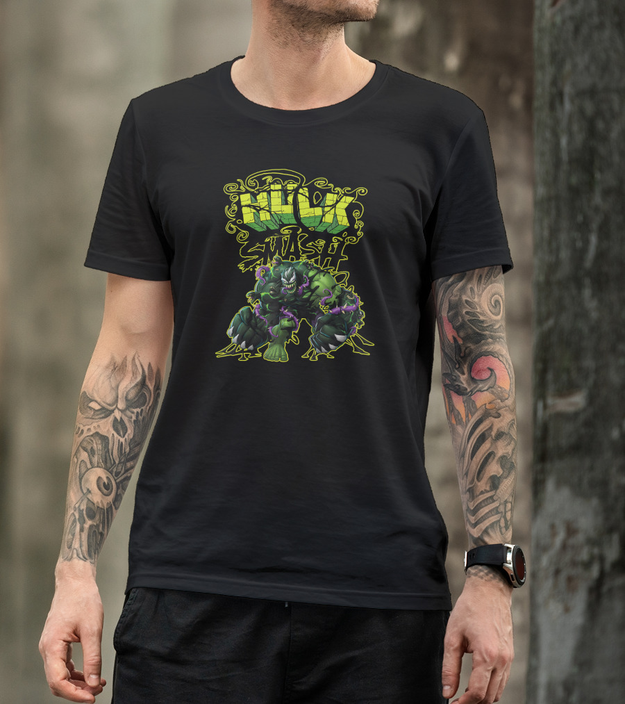 Marvel Spider Man Maximum Venom Hulk Smash Venomized Hulk T-Shirt