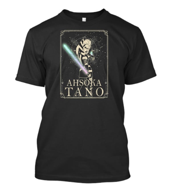Star Wars The Clone Wars Ahsoka Tano Celestial Lightsaber Vintage T-Shirt