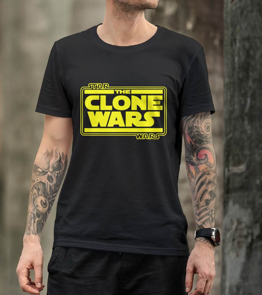 Star Wars The Clone Wars Yellow T-Shirt