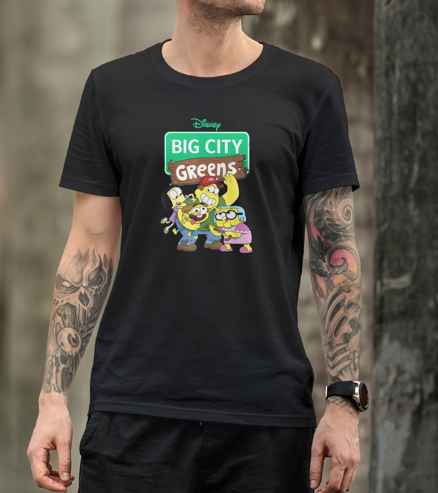 Disney Channel Big City Greens Characters Group Hug T-Shirt