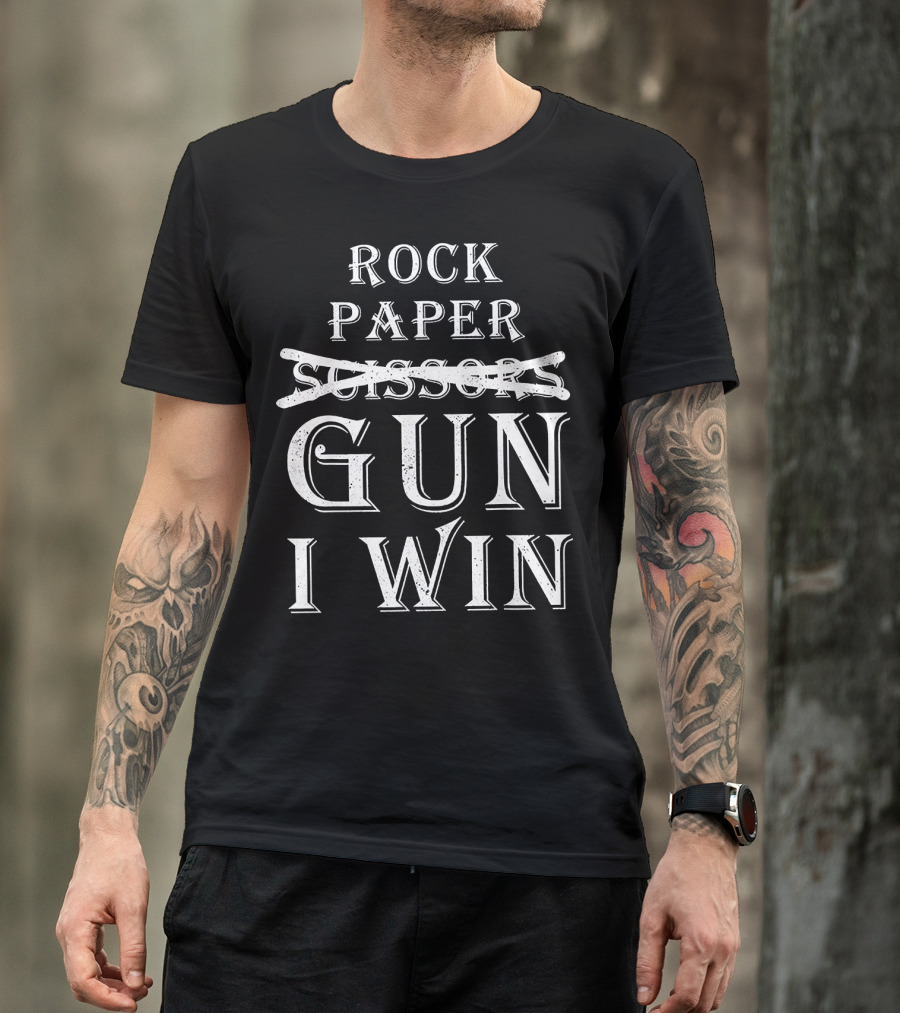 Rock Paper Gun I Win T-Shirt