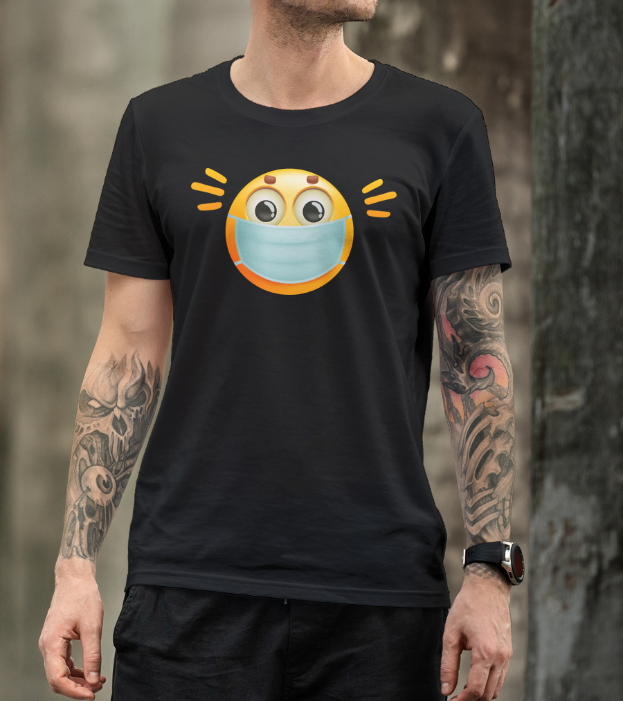Face Mask Emoji Surgical Health T-Shirt
