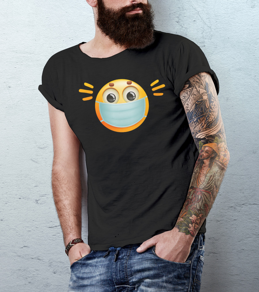 Face Mask Emoji Surgical Health T-Shirt