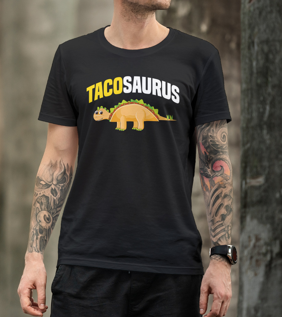 Tacosaurus Funny Dino Taco Lovers Cinco De Mayo T-Shirt