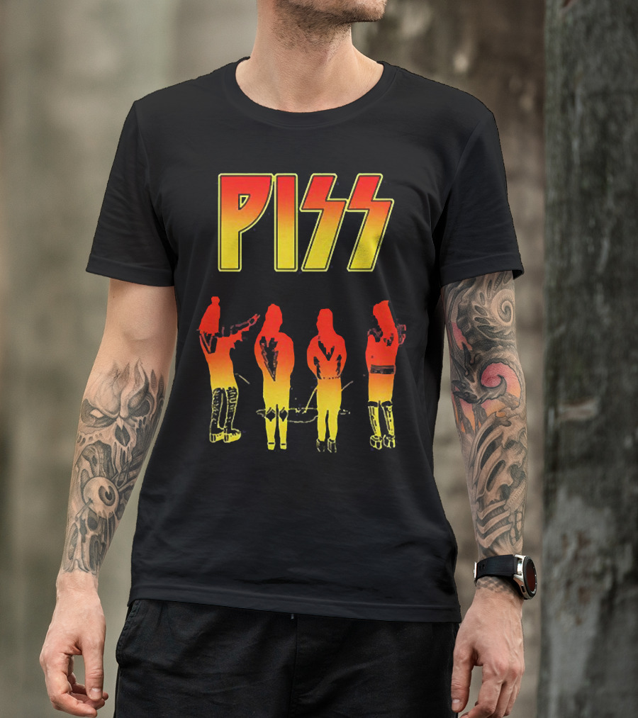Piss Band Parody Silhouette Boys T-Shirt