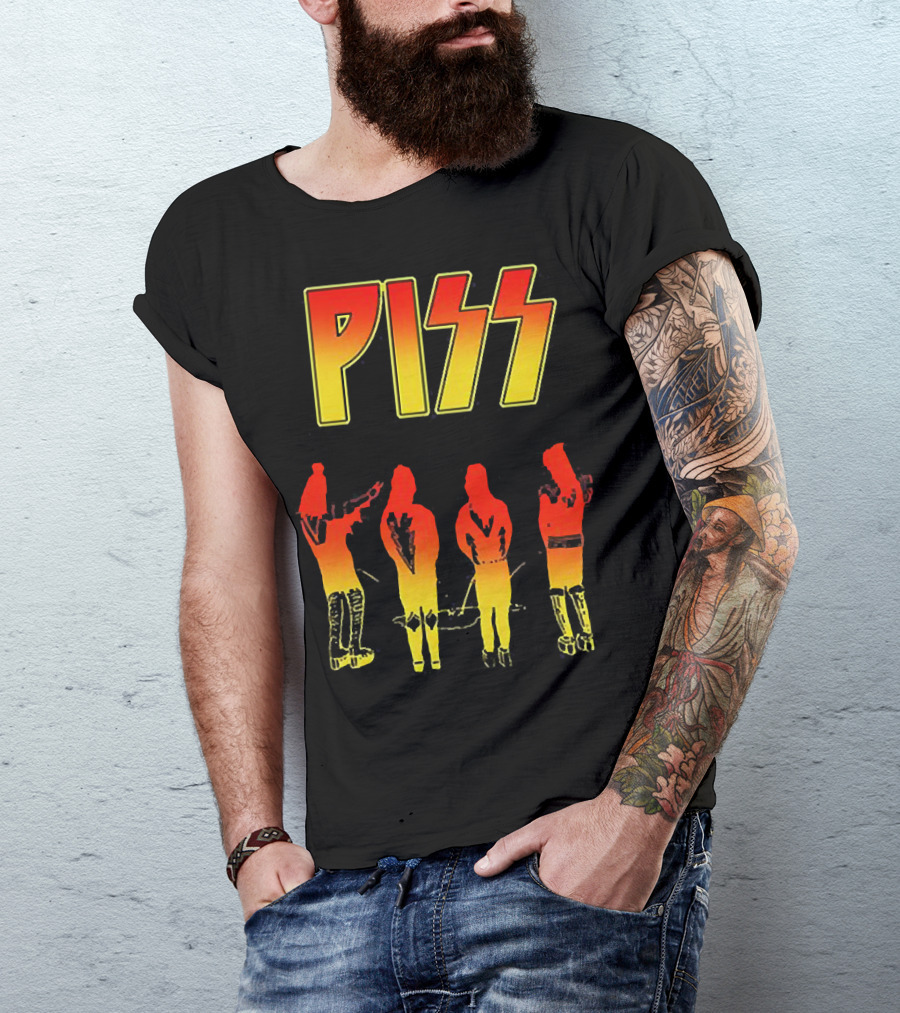 Piss Band Parody Silhouette Boys T-Shirt