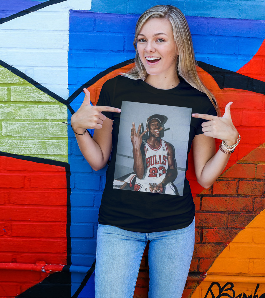 Vintage Michael Jordan Bulls 23 Three Peat T-Shirt