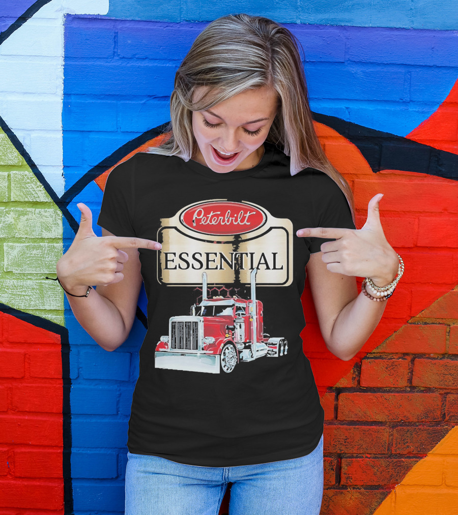 Peterbilt Essential Red Truck T-Shirt