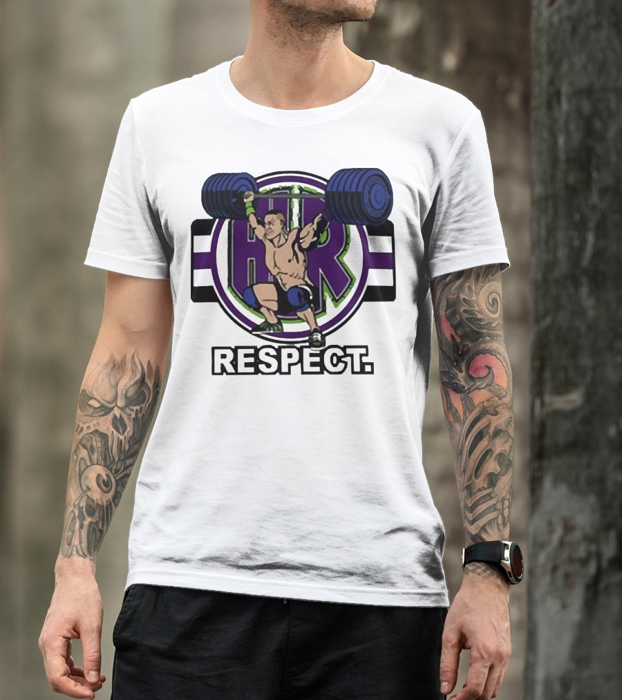 John Cena Cenation HR Respect Weightlifting Champion T-Shirt