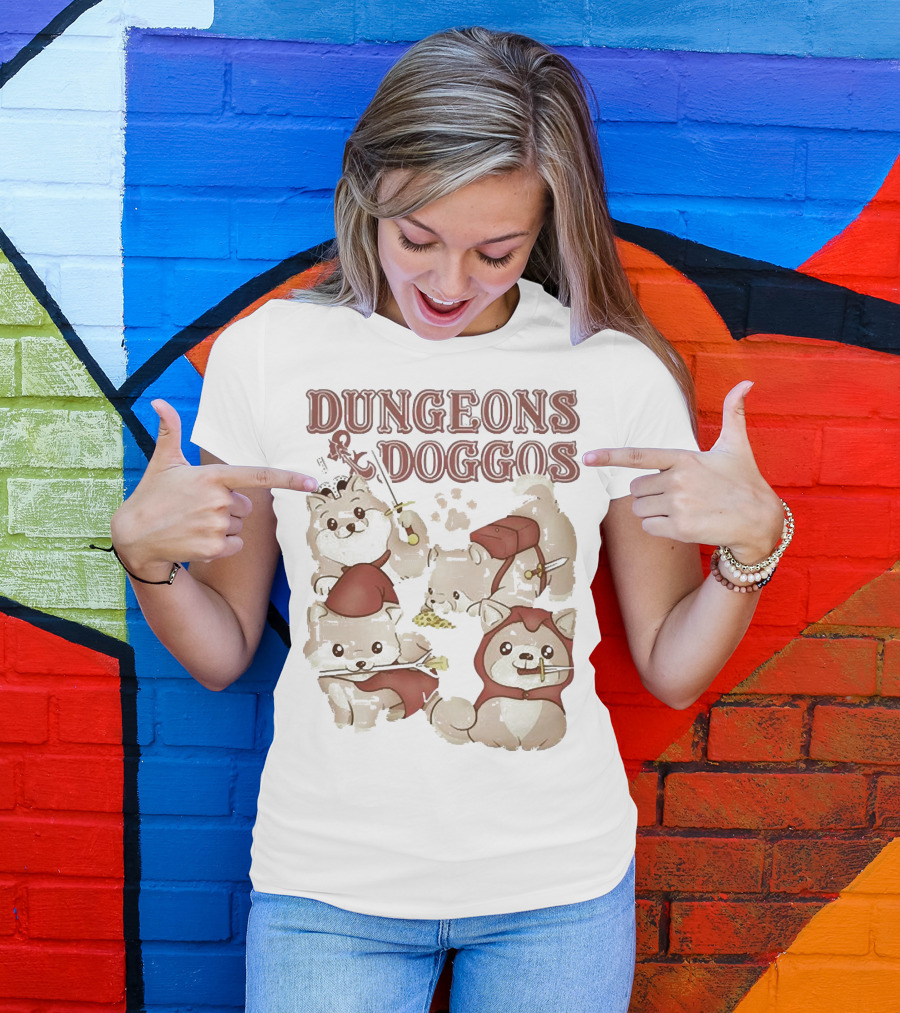 Dungeons And Doggos Adventure Pups T-Shirt