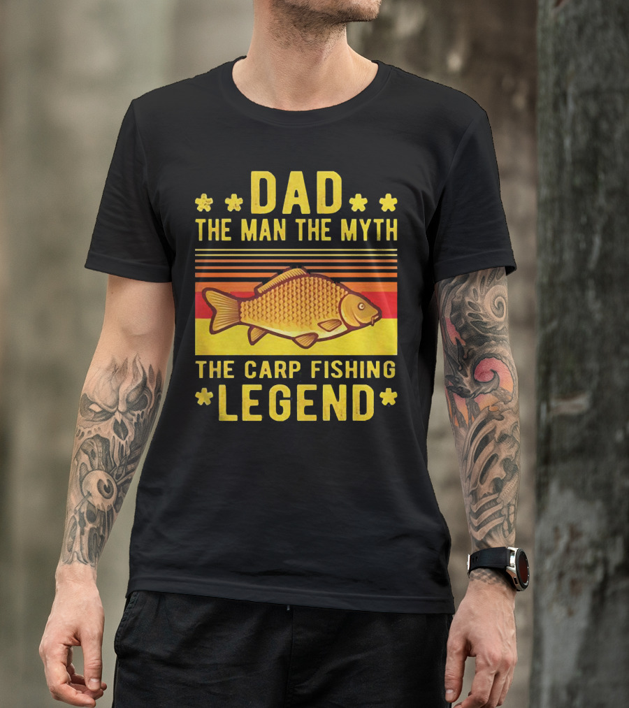Dad The Man The Myth The Carp Fishing Legend Classic T-Shirt