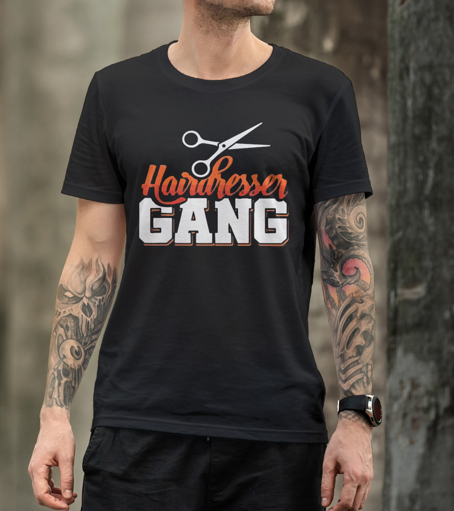 Hairdresser Gang Scissors T-Shirt