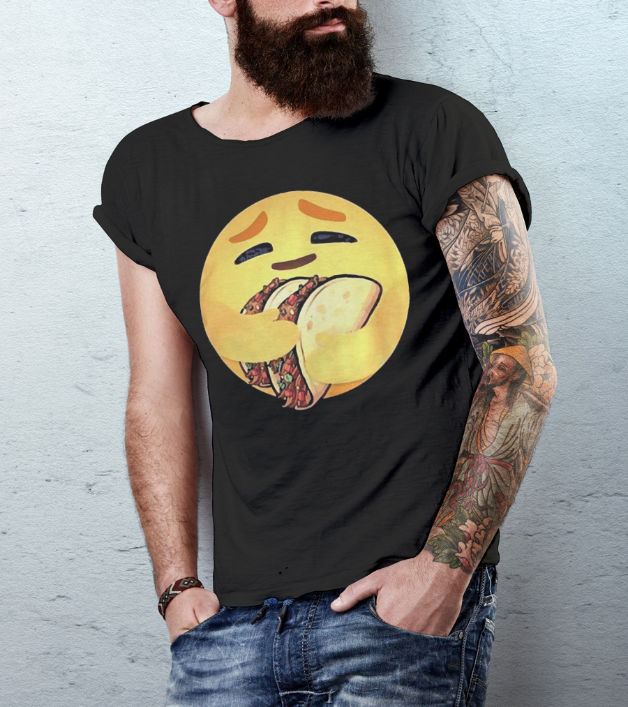 Care Emoji Hugging Tacos T-Shirt