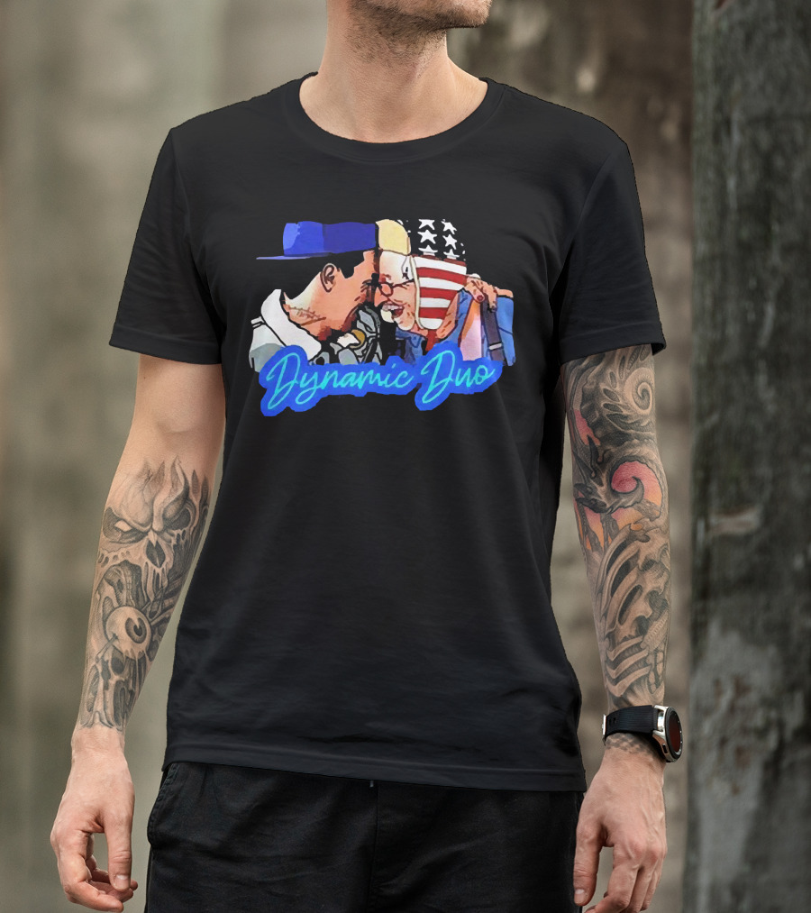 Dynamic Duo Justin Spencer Roy Small Recycled Percussion T-Shirt