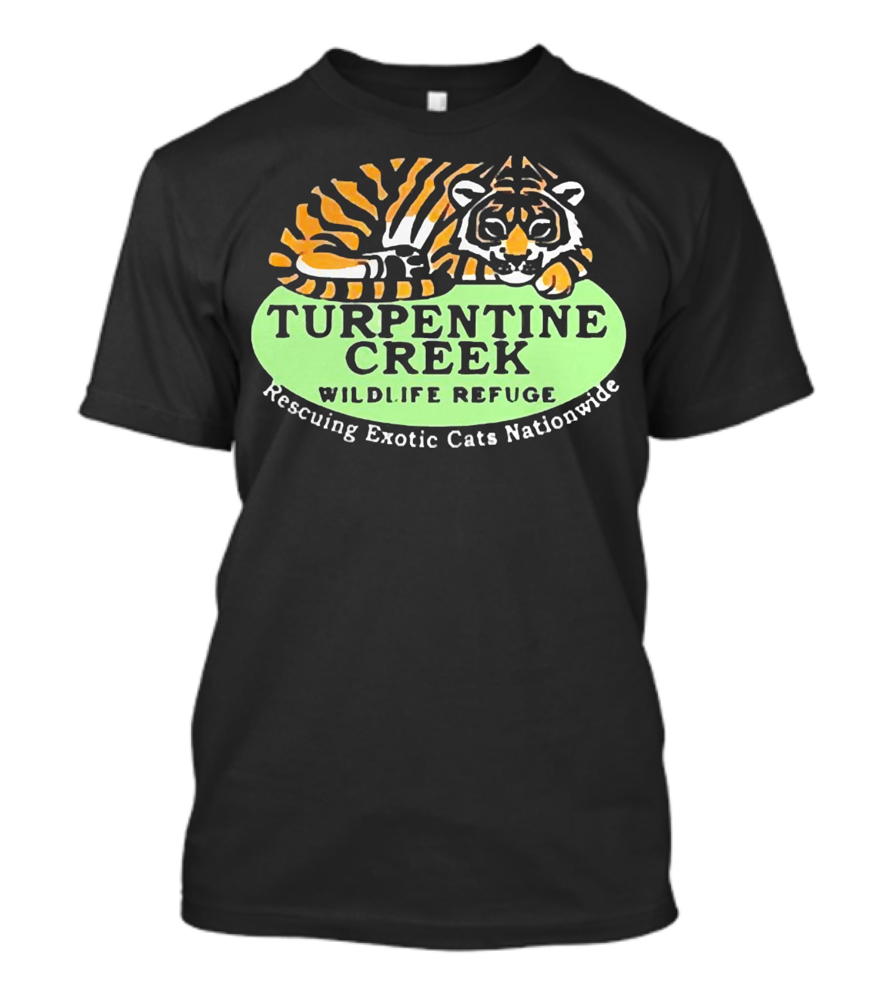 Turpentine Creek Wildlife Refuge Rescuing Exotic Cats Nationwide T-Shirt