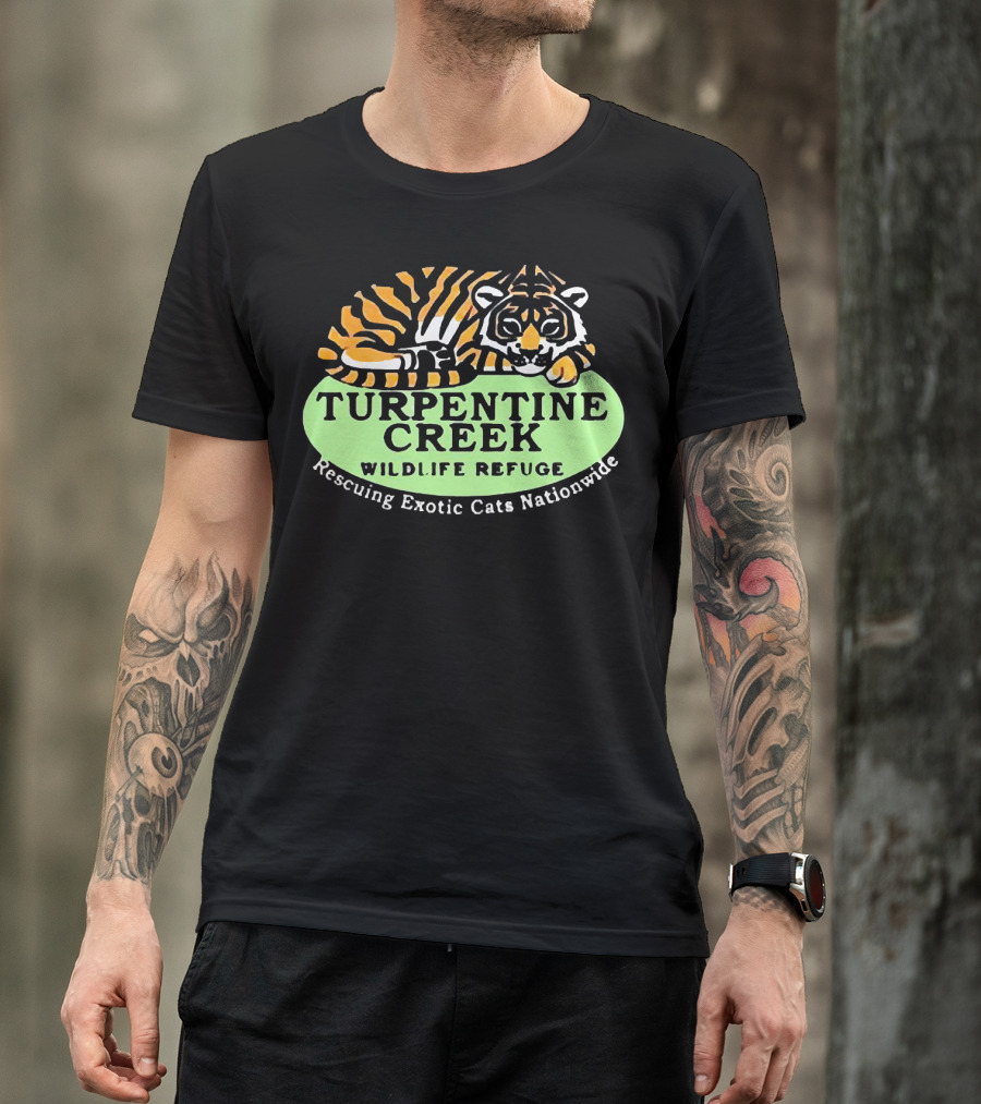 Turpentine Creek Wildlife Refuge Rescuing Exotic Cats Nationwide T-Shirt