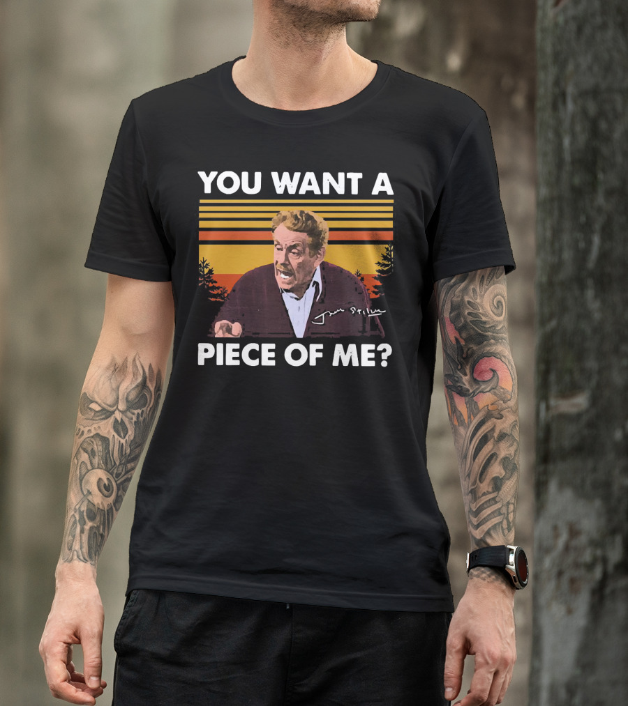 You Want A Piece Of ME Seinfeld Jerry Stiller Character T-Shirt