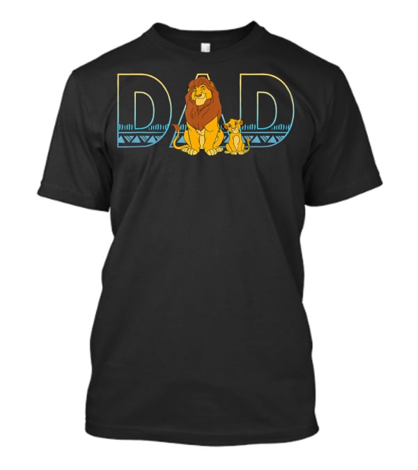 Disney The Lion King Dad Mufasa And Simba T-Shirt